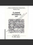 Členské informace 3/97. Česká numismatická společnost (Numismatika, aukční katalog) - náhled