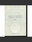 Historia Universitatis Carolinae Pragensis, III/1, 1962 - Příspěvky k dějinám University Karlovy - náhled