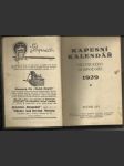 Kalendář Milotického hospodáře 1929 - náhled
