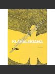 Klapalekiana, vol. 30, no 3-4 (1994) - náhled