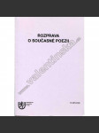 Rozprava o současné poezii - náhled