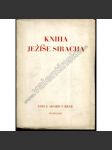 Kniha Ježíše Siracha (Edice: Akord, sv. 42) [Bible, Starý zákon] - náhled