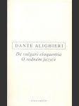 De vulgari eloquentia - náhled