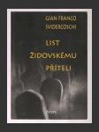 List židovskému příteli - náhled