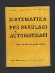 Matematika pro regulaci a automatisaci - náhled