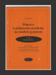 Příprava k přijímacím zkouškám na osmiletá gymnázia - 2.díl, Matematika - náhled