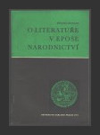 O literatuře v epoše narodnictví - náhled
