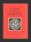 Studia Slavica Pragensia - náhled