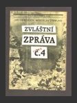 Zvláštní zpráva č. 4 - náhled