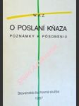 O poslaní kňaza - poznámky k posobeniu - korec ján chryzostom - náhled