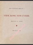 Viem, komu som uveril - meditácie na január - náhled