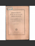Zeitschrift für slavische Philologie; sv. XXVII, sešit 1 [Časopis pro slovanskou filologii] - náhled