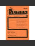 Kritika – Realistický týdeník, roč. III (1926) - náhled
