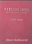 Pamätná kniha národných výborov v dvojročnici 1947 - 1948 - náhled