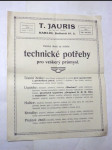 Jauris praha karlín - technické potřeby - náhled