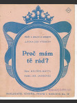 Proč tě mám rád ? - náhled