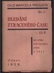 Hledání ztraceného času ii./2. ve stínu kvetoucích dívek proust marcel - náhled