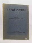 První pomoc - příručky dorostu Čs. Červeného kříže čís. 12 - náhled