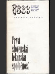 Prvá slovenská lekárska spoločnosť - náhled