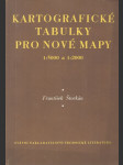 Kartografické tabulky pro nové mapy 1:5000 a 1:2000 - náhled
