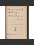 Dělnická osvěta, ročník XXIII., číslo 1-10/1937 [Socialistická revue - Revue pro kulturu, osvětu, lidovou výchovu a sociální otázky; socialismus; komunismus; dělnictvo] - náhled