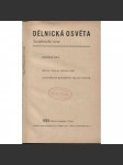 Dělnická osvěta, ročník XXI., číslo 1-10/1935 [Socialistická revue - Revue pro kulturu, osvětu, lidovou výchovu a sociální otázky; socialismus; komunismus; dělnictvo] - náhled