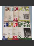 Form, roč. 40, 1944, č. 1-10 [časopis; užité umění; řemeslo; bytový design; sklo; nábytek; architektura; Švédsko] - náhled