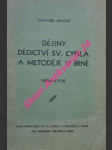 Dějiny dědictví sv. cyrila a metoděje v brně 1850 - 1930 - masák emanuel - náhled