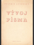 Vývoj písma - náhled