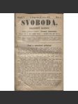 Svoboda. Politický časopis. Ročník V. a VI./1873 (levicová literatura) - náhled