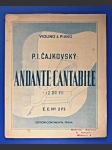 Čajkovskij / noty : Housle + Klavír : Andante Cantabile., Op.11 - náhled