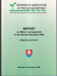 Report on Water management - náhled
