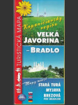 Veľká Javorina- Bradlo Turistická mapa - náhled