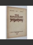 Das Kunstblatt, ročník 1917, č. 10 (říjen) [umění; Oskar Kokoschka; časopis; grafika] - náhled