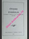 ČÍTANIE A EVANJELIÁ na nedele, výročné sviatky a iné posvätné dni pána - náhled