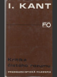 Kritika čistého rozumu - náhled