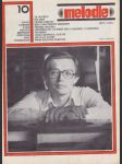 Časopis melodie č. 10 / 1977 - náhled
