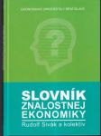 Slovník znalostnej ekonomiky (veľký formát) - náhled