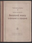 Betonové mosty trámové a rámové - náhled
