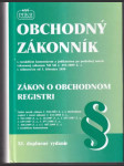 Obchodný zákonník Zákon o obchodnom registri - náhled