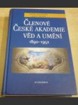Členové České akademie věd a umění 1890 - 1952 - náhled