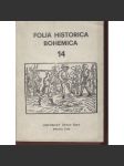 Folia Historica Bohemica 14 (Sborník studií) - náhled