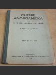 Chemie anorganická pro V. třídu středních škol - náhled
