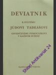 Deviatnik k svätému júdovi tadeášovi osvedčenému pomocníkovi v každom súžení - náhled