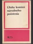 Úlohy komisií národného poistenia - náhled