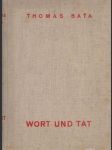 Thomas Baťa. Wort und Tat. - náhled