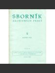 Sborník archivních prací, ročník XXX., číslo 2/1980 - náhled