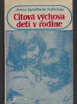 Citová výchova detí v rodine - náhled