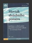 Slovník služebního poměru - náhled