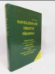 Novelizované trestní předpisy - náhled